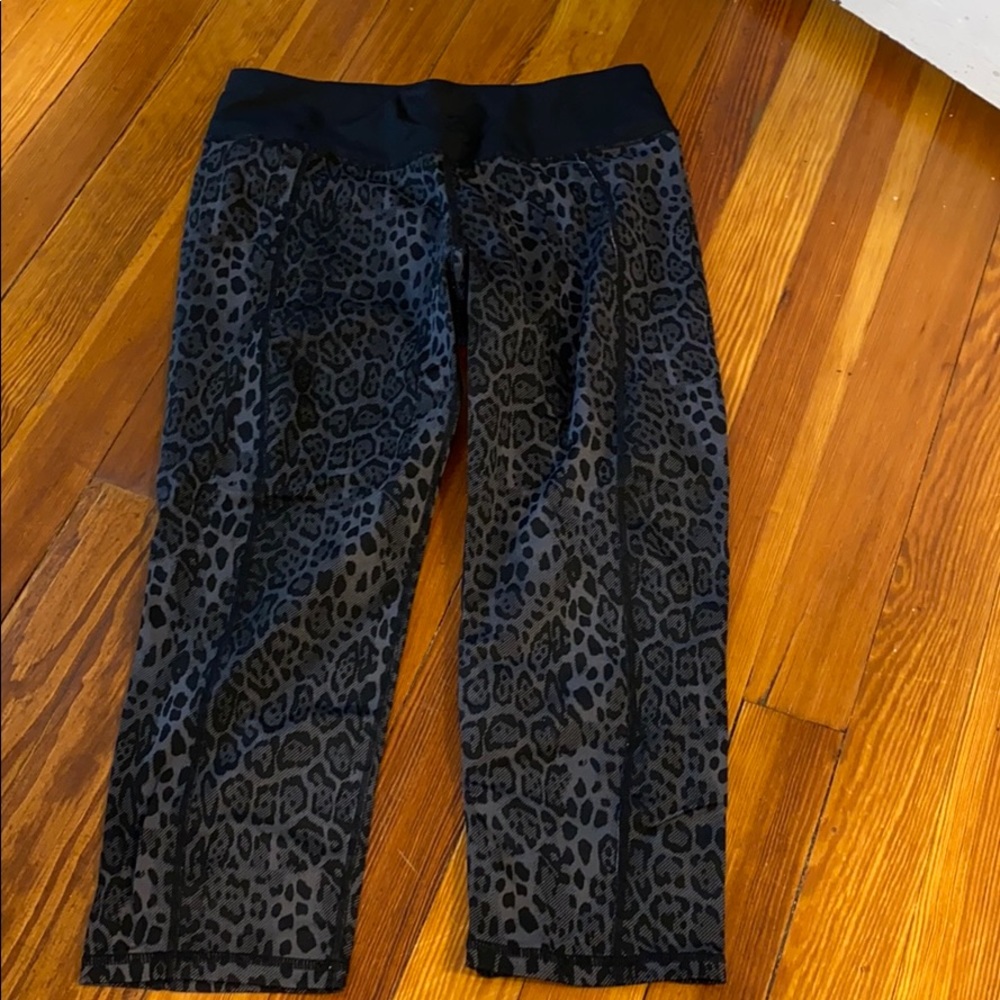 Betsy Johnson leopard workout pants